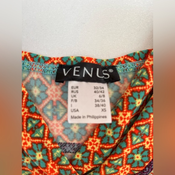 🌻Venus Boho Turquoise Paisley Maxi Dress with Faux Leather Accent at Waist - Picture 5 of 6